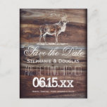 Rustic Elk Wildlife Save the Date Postcards