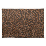 Rustic Embossed Leather Placemat at Zazzle