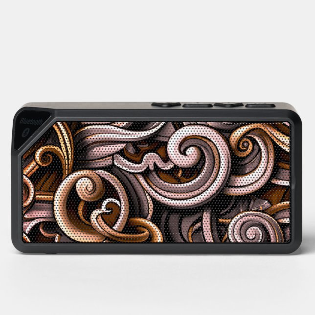 Rustic Energy Swirls  Bluetooth Speaker (Front)