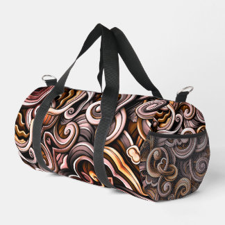 Rustic Energy Swirls  Duffle Bag