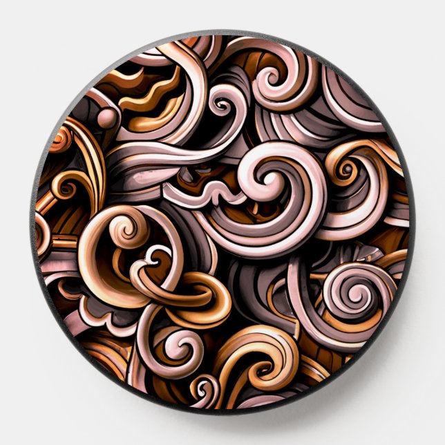 Rustic Energy Swirls  PopSocket (Popsocket)