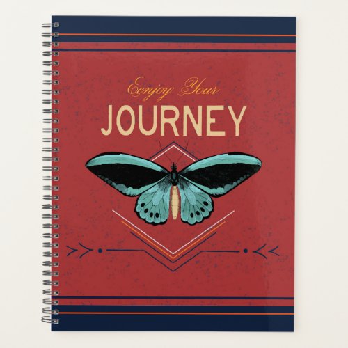 Rustic Enjoy Your Journey Butterfly Planner