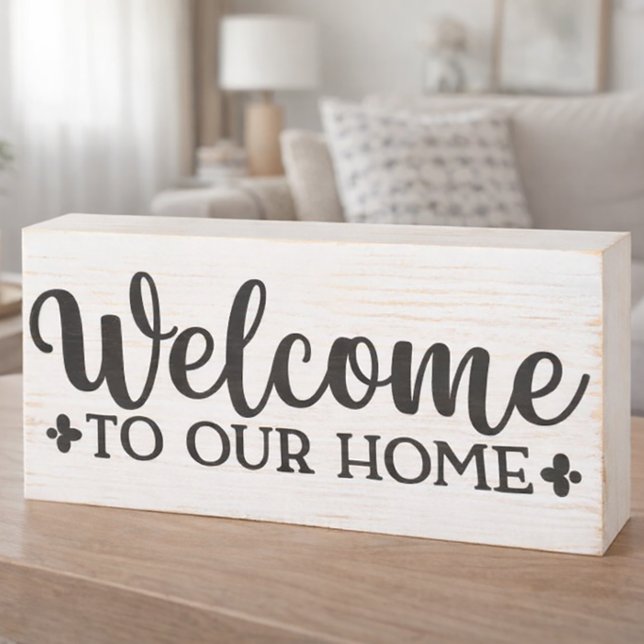 Rustic Entryway Wooden Box Sign (Creator Uploaded)