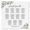 Rustic Eucalyptus 11 Table Wedding Seating Chart