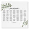 Rustic Eucalyptus Alphabetical Seating Chart 