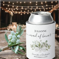 Rustic Eucalyptus Elegant Maid of Honor Wedding