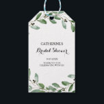 Rustic Eucalyptus Greenery Bridal Shower Gift Tags<br><div class="desc">These rustic eucalyptus greenery bridal shower gift tags are perfect for an elegant bridal shower celebration. The design features hand-drawn elegant eucalyptus foliage,  inspiring the positive summer atmosphere.</div>