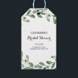 Rustic Eucalyptus Greenery Bridal Shower Gift Tags<br><div class="desc">These rustic eucalyptus greenery bridal shower gift tags are perfect for an elegant bridal shower celebration. The design features hand-drawn elegant eucalyptus foliage,  inspiring the positive summer atmosphere.</div>