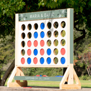 Rustic Eucalyptus Leave Green Wedding Personalized Fast Four