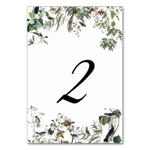 Rustic Eucalyptus Leaves Vintage Greenery Wedding Table Number