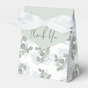 Rustic Eucalyptus Sage Green Wedding Favor Boxes