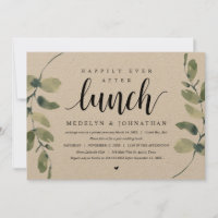 Rustic Eucalyptus, Wedding Elopement Lunch