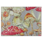 Rustic Fall Autumn Mushroom Woodland Nature Gray