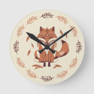 Rustic Fall Boho Decor Woodland Fox 
