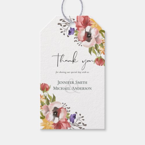 Rustic Fall Colors Wedding Collection _ Budget Gift Tags