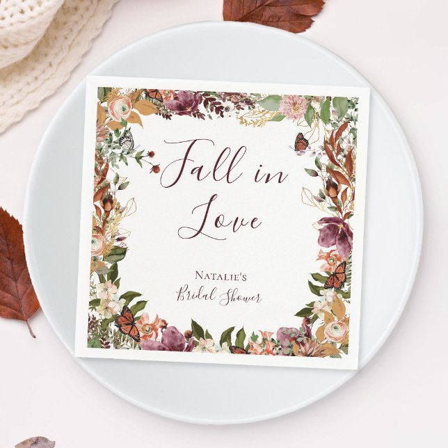 Rustic Fall Floral Napkins (Creator Uploaded)