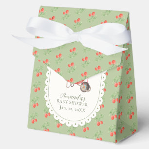 Rustic Fall Harvest Apple Of Our Eye Baby Shower Favor Boxes