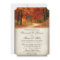 Rustic Fall Leaves Autumn Wedding Invitations