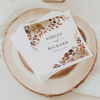 Rustic Fall Leaves Wedding