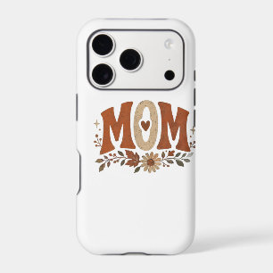 Rustic Fall Mom Floral Autumn Love Desk Mat iPhone 17 Pro Case