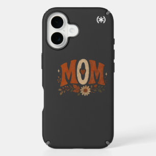 Rustic Fall Mom Floral Autumn Love Desk Mat iPhone 16 Case