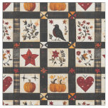 Rustic Fall Quilt Pattern | Farmhouse Patchwork Fabric