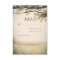 Rustic Fall Tree Branches Wedding RSVP Cards