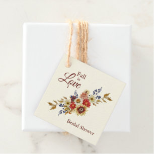 Rustic Fall Wedding Favor Tags