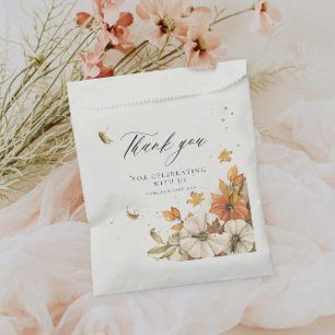 Rustic Fall Wedding Thank you Favor Bag