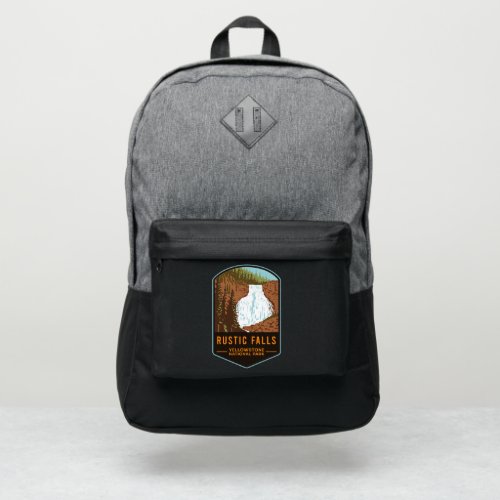 Rustic Falls Yellowstone National Park Port Authority Backpack