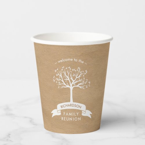 Rustic Family Tree | Kraft Look Family Reunion