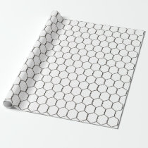 Rustic Farm Chicken Wire Wrapping Paper