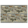 Rustic Farm Cow Cattle Farmhouse Pattern Decoupage Tissue Paper