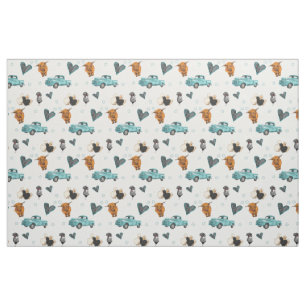Rustic farm fabric