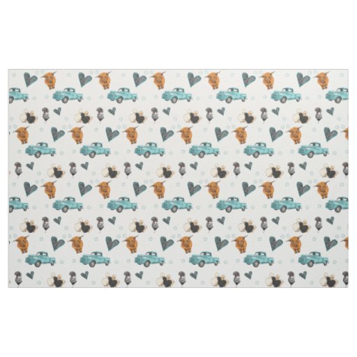 Rustic farm fabric 