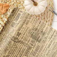 Farm Newspaper Country Wrapping Paper