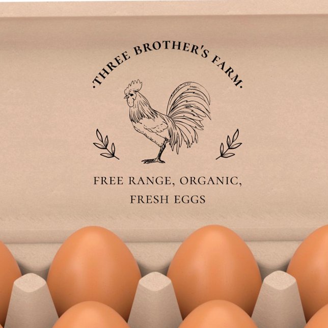 Rustic Farm Vintage Egg Carton  Rubber Stamp (Creator Uploaded)