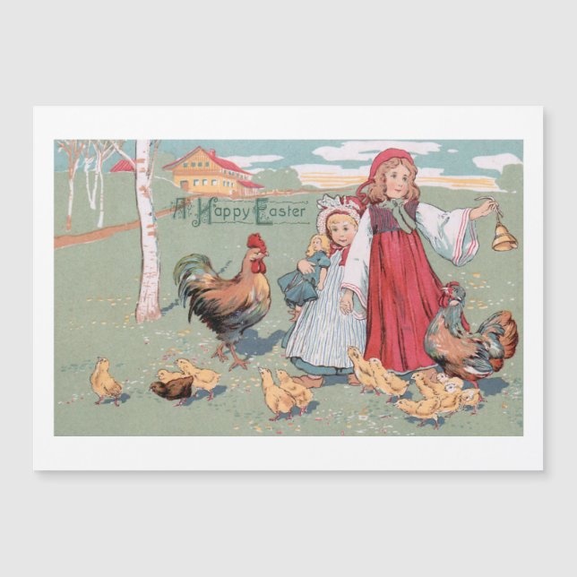 Rustic Farm Vintage Happy Easter  (Front)