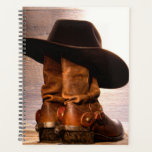 Rustic Farm western country barn wood cowboy boots Planner<br><div class="desc">Stay organized in style with our Rustic Farm Western Country Barn Wood Cowboy Boots Planner! This beautifully designed planner features a charming barn wood background paired with eye-catching cowboy boots, perfect for adding a touch of rustic elegance to your daily routine. Ideal for students, professionals, or anyone who appreciates country...</div>