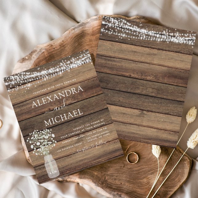 Rustic Farmhouse Baby's Breath Jar Wedding (Creator Uploaded)