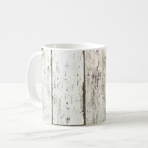 rustic farmhouse barn beige grey white wood grain coffee mug