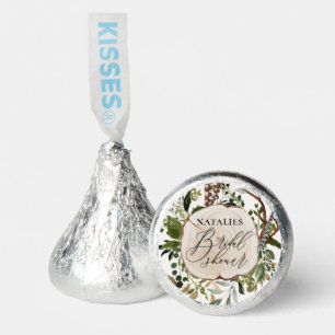 Rustic farmhouse barn botanical bridal shower hershey®'s kisses®
