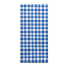 Rustic Farmhouse Blue and White Gingham Plaid