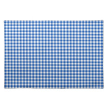 Rustic Farmhouse Blue and White Gingham Plaid