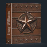 Rustic Farmhouse Cowboy Western Country Texas Star Mini Binder<br><div class="desc">Keep your documents organized in style with our Rustic Farmhouse Cowboy Western Country Texas Star Mini Binder. This charming mini binder features a beautiful Texas star design, adding a touch of western elegance to your home or office decor. Made from durable materials, it is perfect for storing notes, recipes, or...</div>