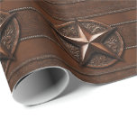Rustic Farmhouse Cowboy Western Country Texas Star Wrapping Paper<br><div class="desc">Wrap your gifts in style with our Rustic Farmhouse Cowboy Western Country Texas Star Wrapping Paper. Featuring a beautiful Texas star design, this high-quality wrapping paper adds a touch of western charm to any present. Perfect for birthdays, holidays, or special occasions, it complements rustic, farmhouse, and country-themed celebrations. Made from...</div>
