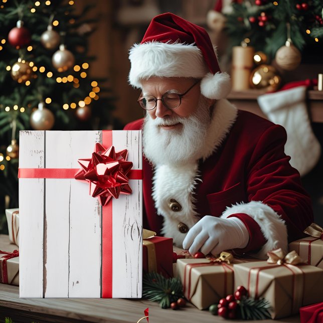 Rustic Farmhouse Distressed Wood Wrapping Paper (Creator Uploaded)