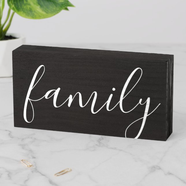 Rustic Farmhouse Family Sign (In Situ Horizontal)