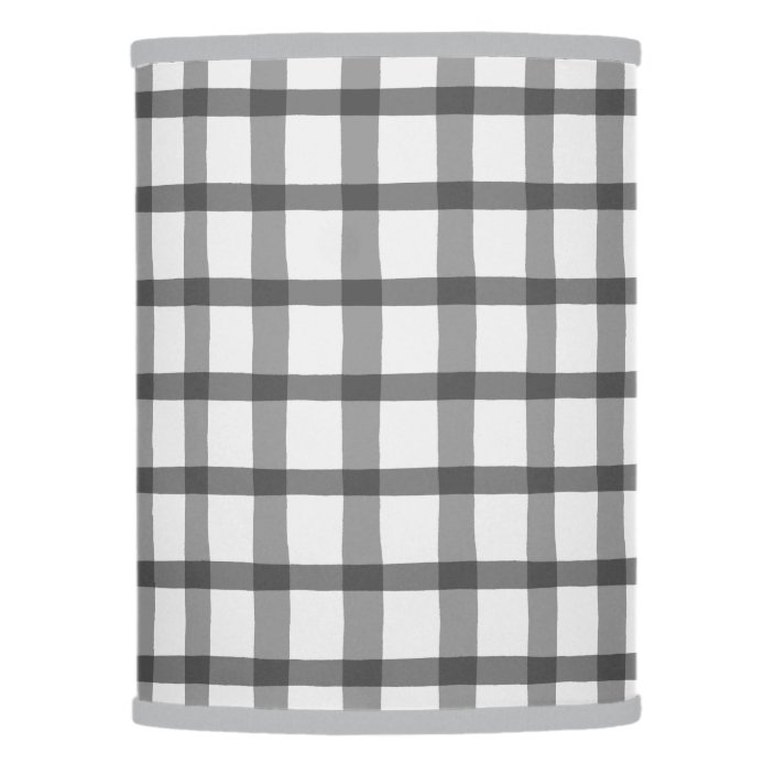 black and white buffalo check lamp shades