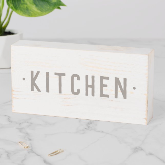 Rustic Farmhouse Kitchen Sign (In Situ Horizontal)